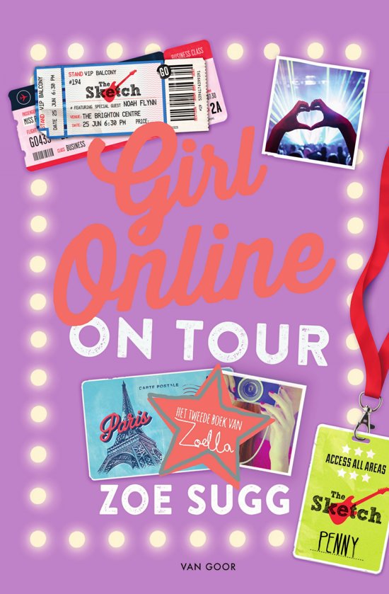 Girl online on tour